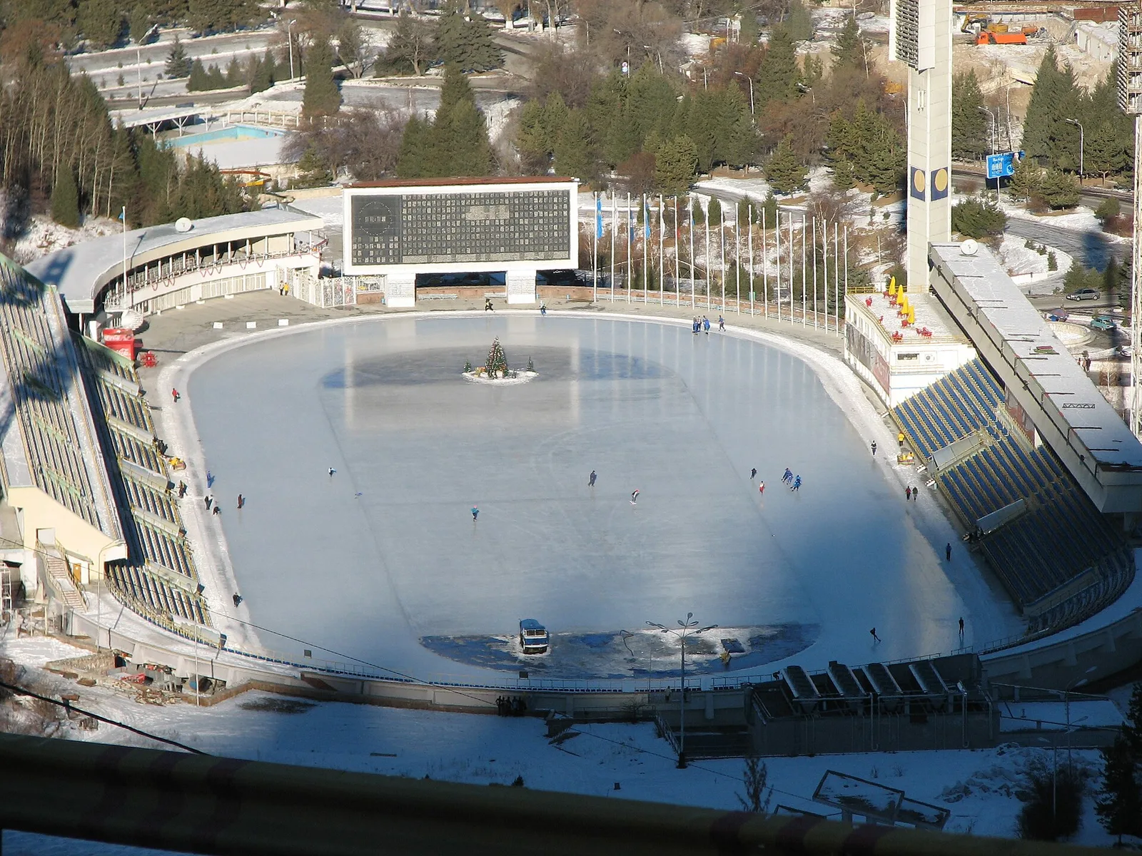 Medeu mountain sports complex near Almaty