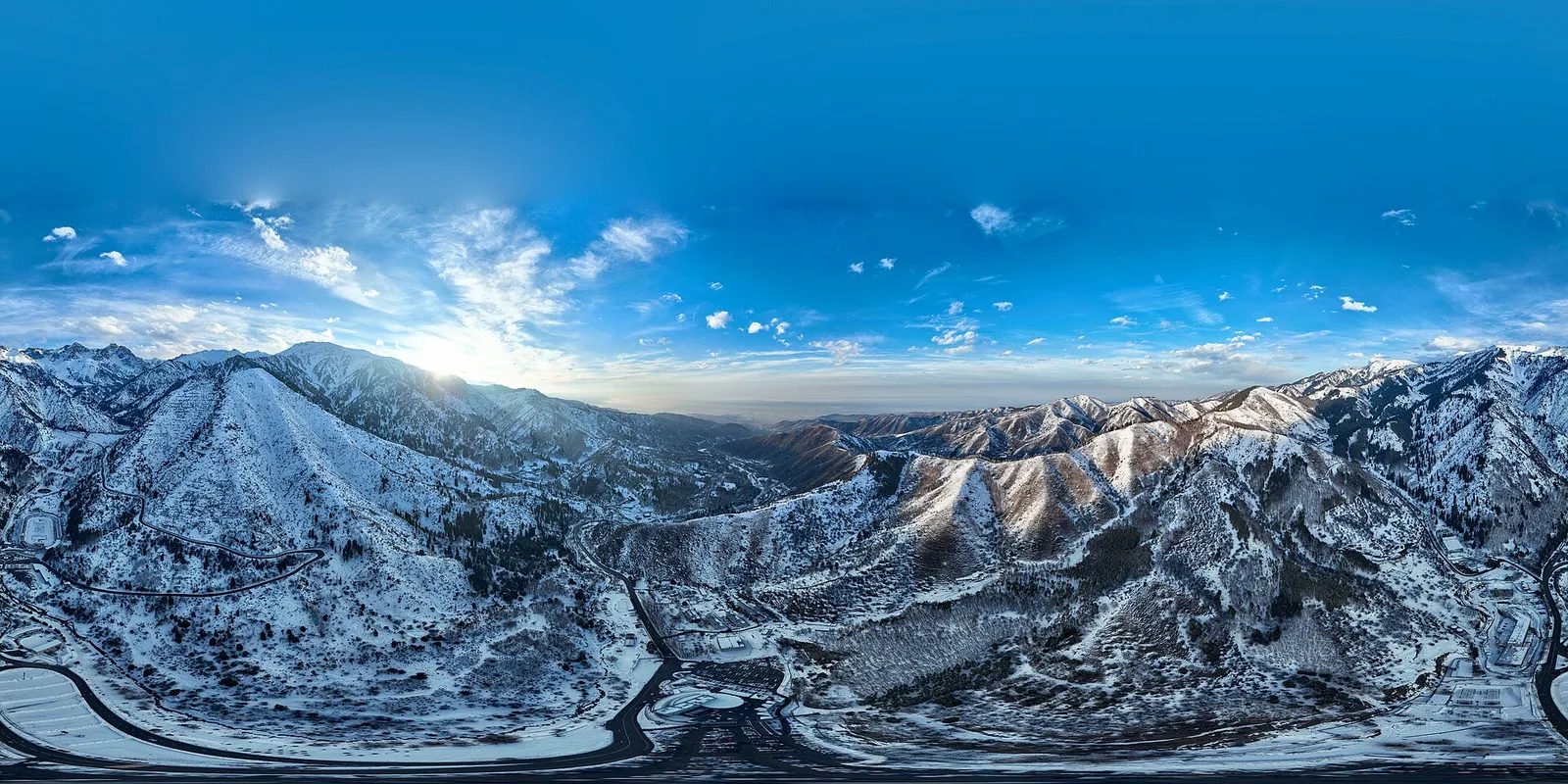 Mountain views from the Medeu and Shymbulak cable car