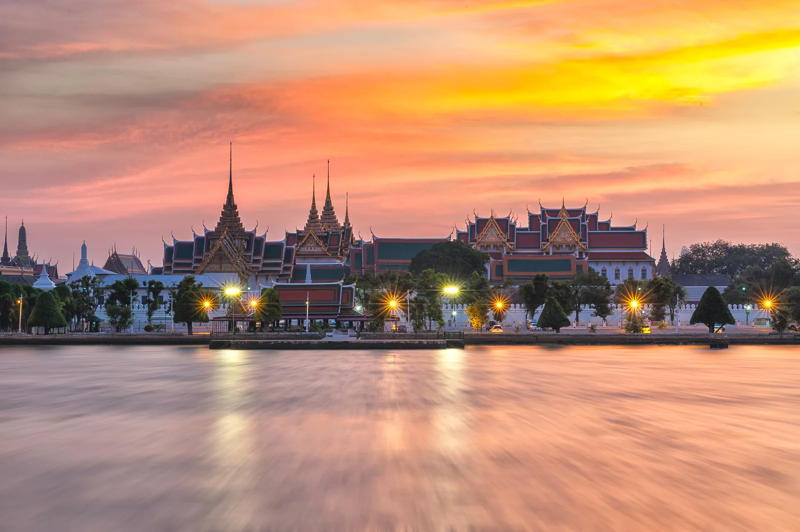 The Grand Palace complex in Bangkok