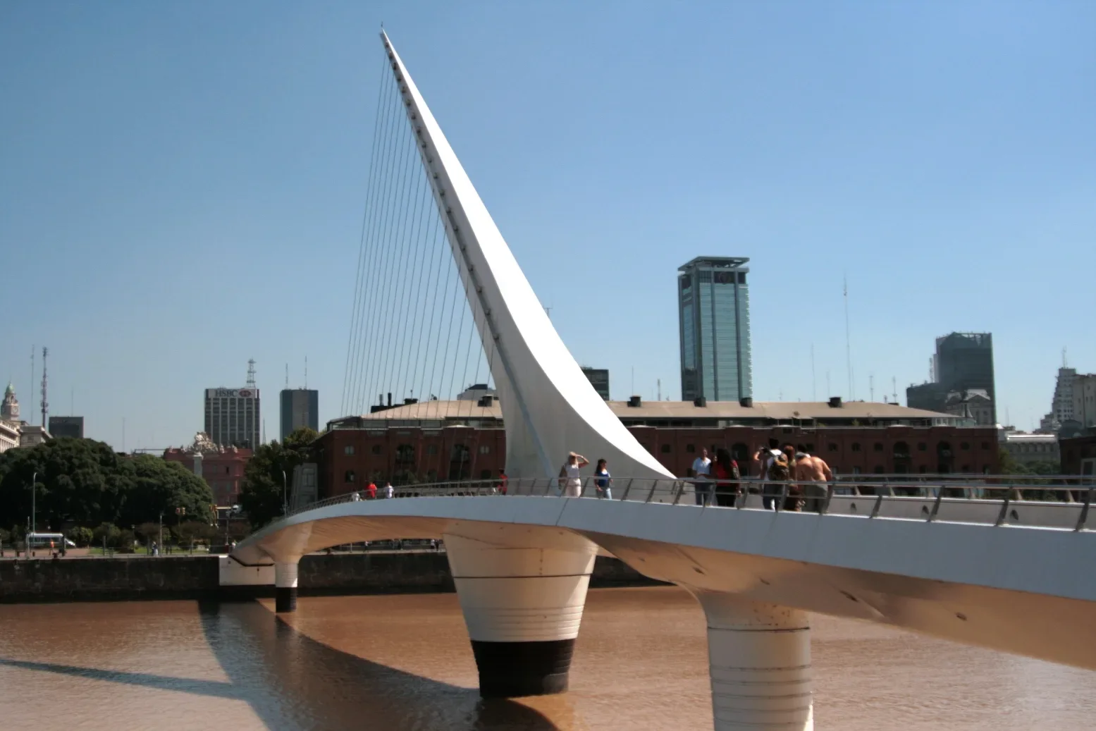 Puente de la Mujer in Puerto Madero, Buenos Aires