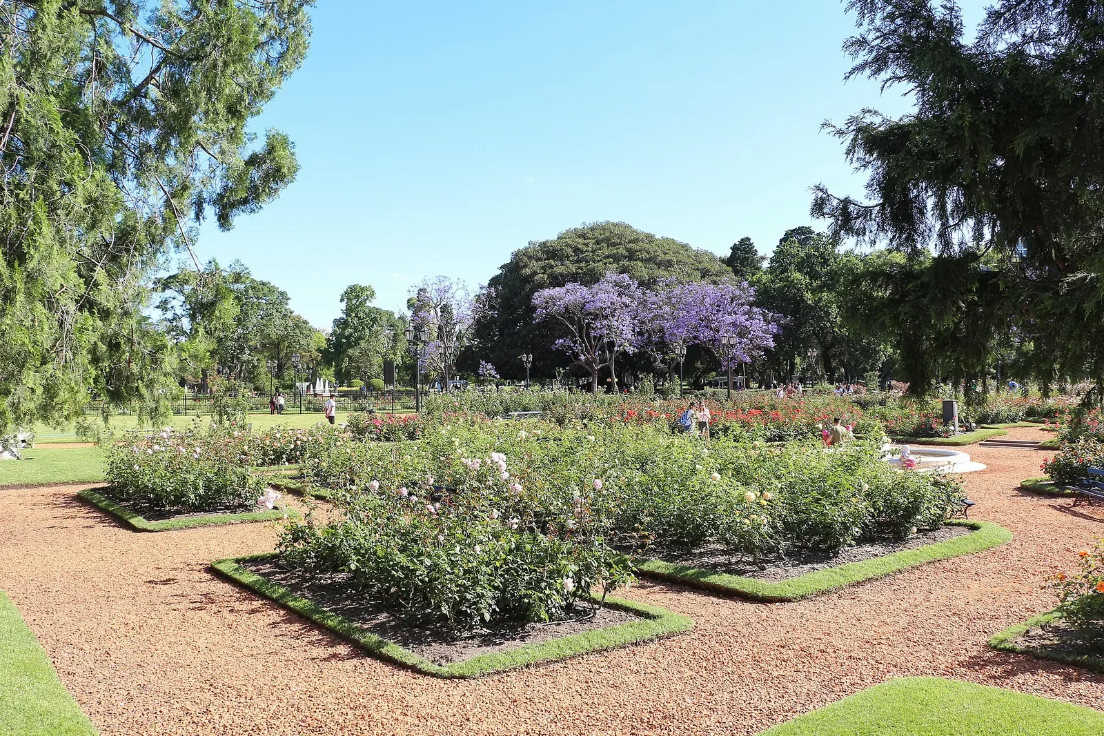 El Rosedal Garden in Palermo, Buenos Aires