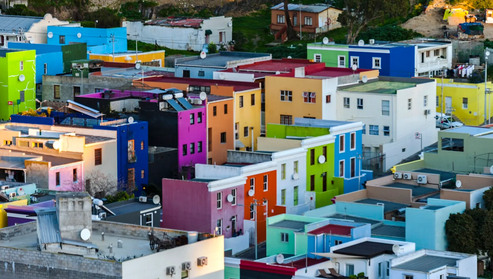 Colorful houses in Bo-Kaap, Cape Town