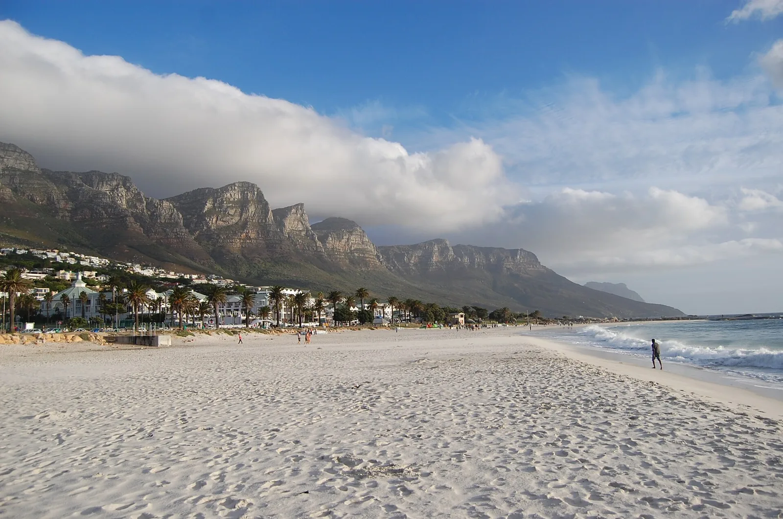 Camps Bay Beach and the Twelve Apostles in Cape Town