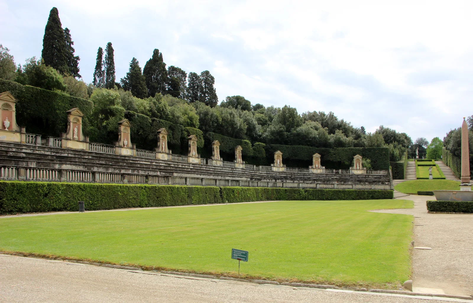Boboli Gardens amphitheater in Florence