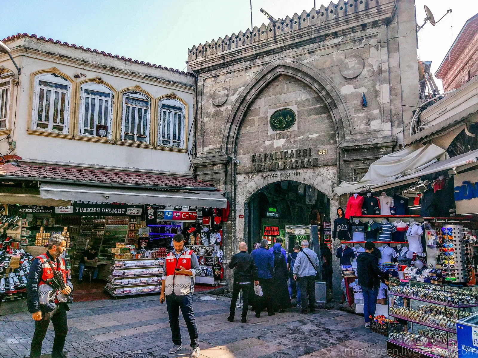 The covered lanes of Istanbul’s Grand Bazaar