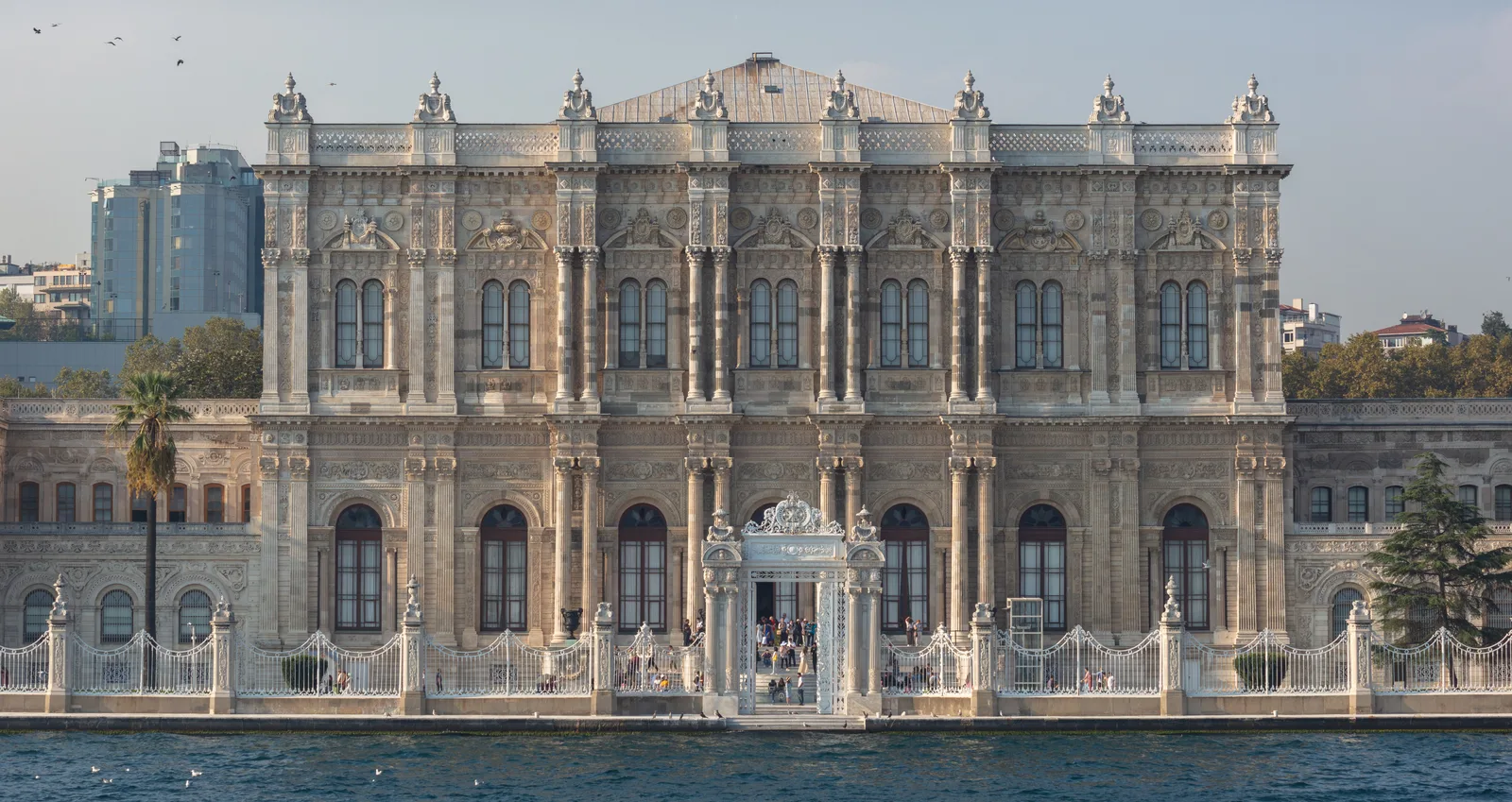 Dolmabahçe Palace on the Bosphorus in Istanbul