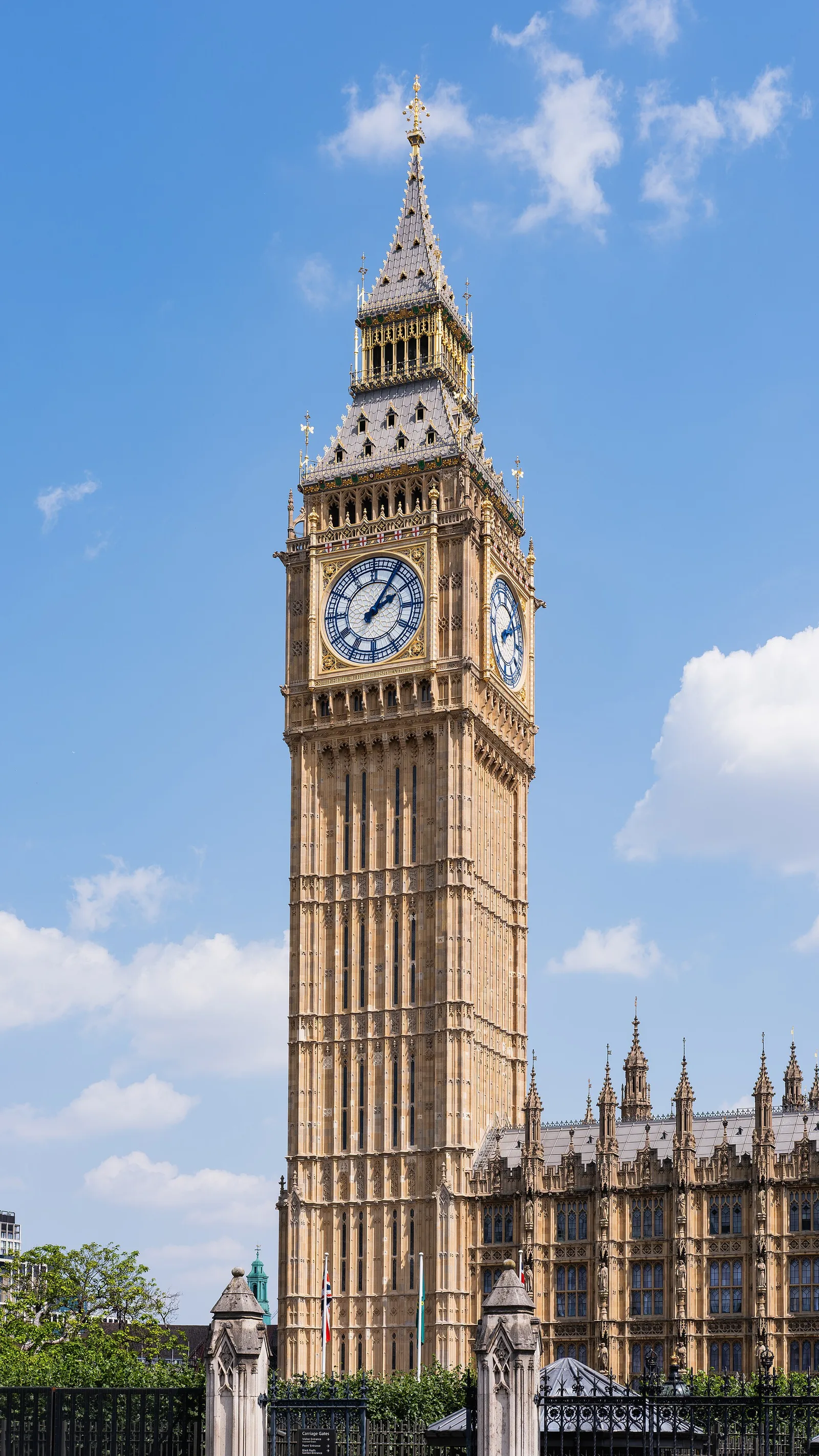 Big Ben and the Palace of Westminster in London