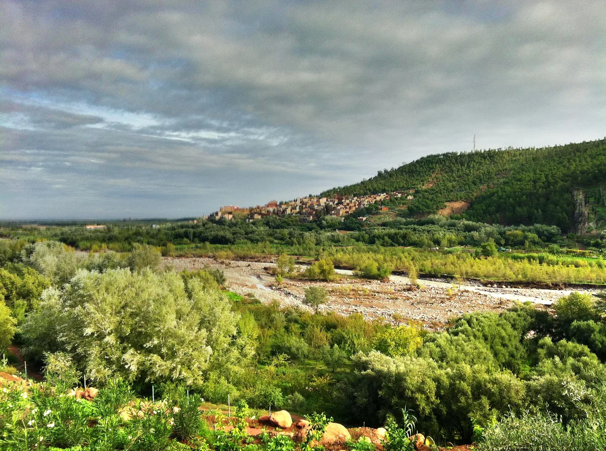 Ourika Valley in the High Atlas Mountains near Marrakech