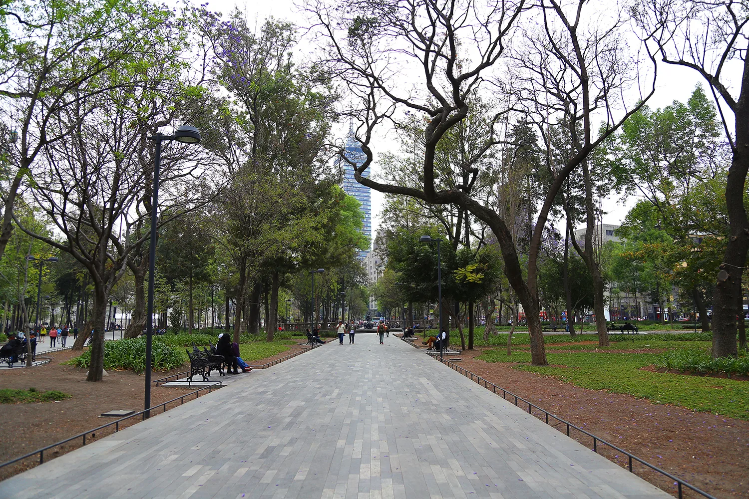 Alameda Central park in Mexico City