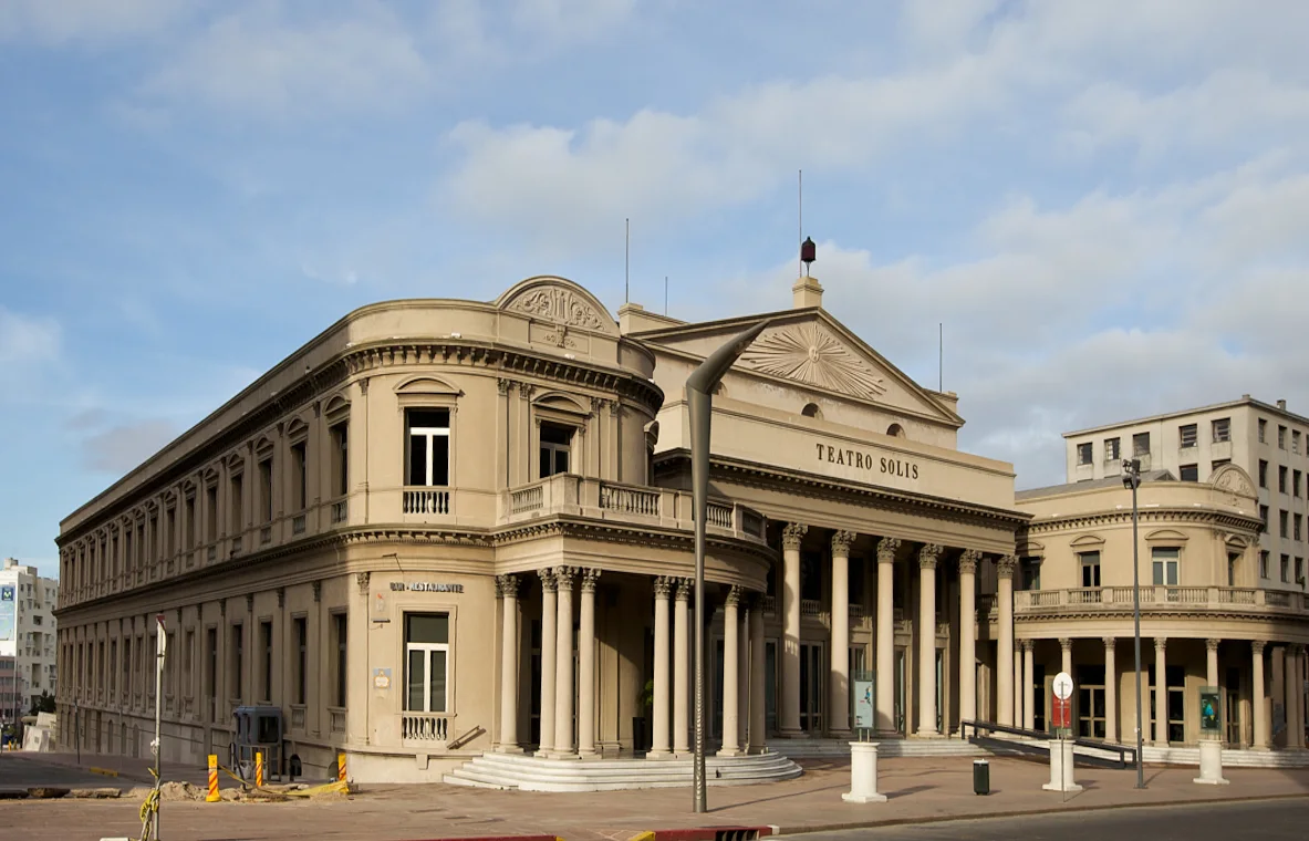 Exterior of Solís Theatre in Montevideo