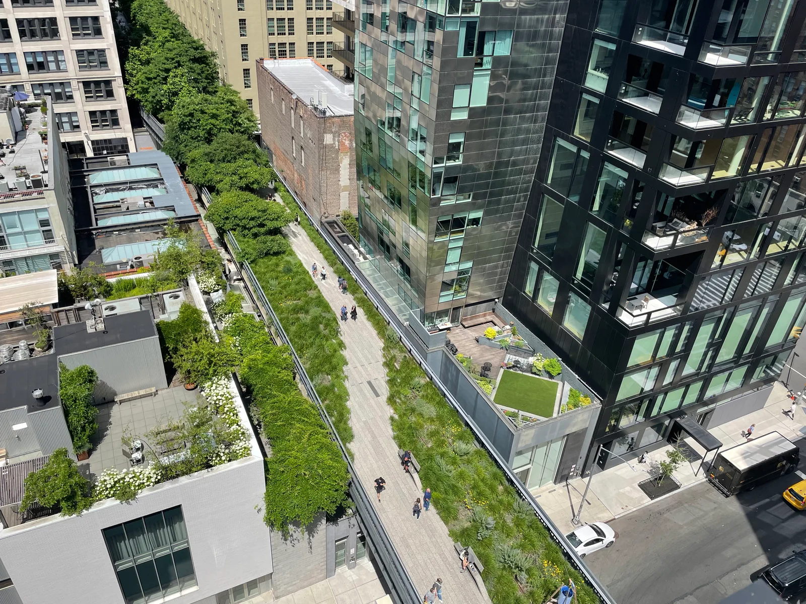 The High Line elevated park in New York