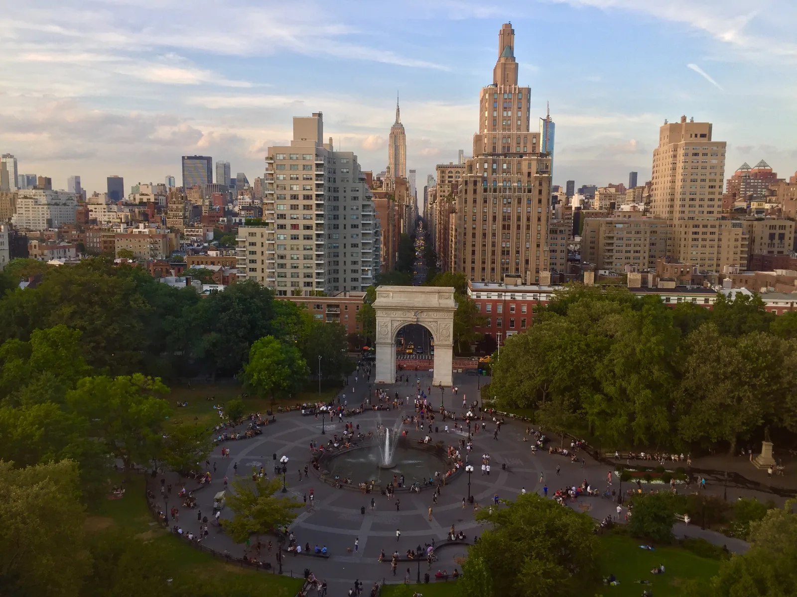 Washington Square Park arch in New York