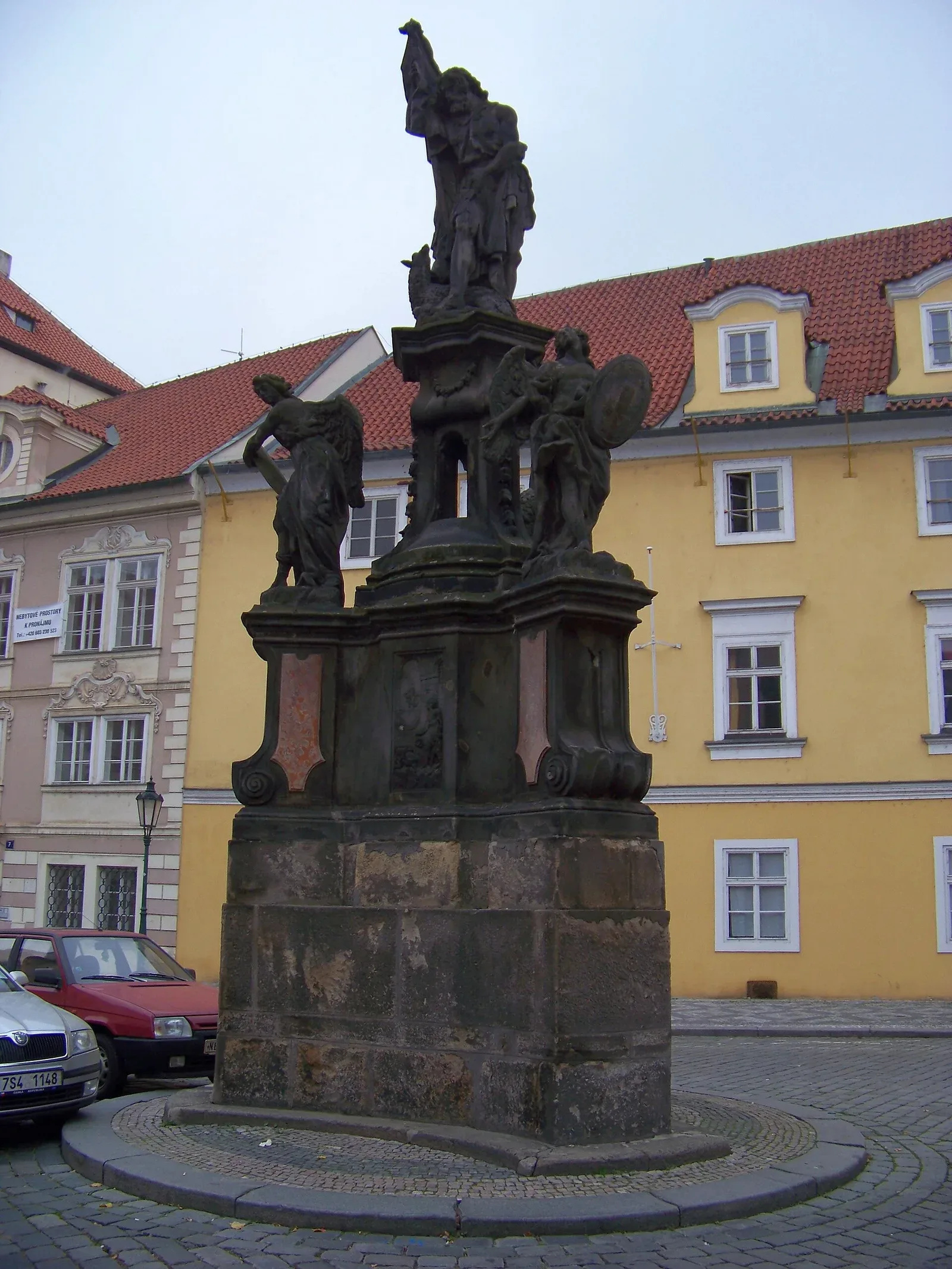 Statue of John the Baptist, Maltézské Square in the itinerary