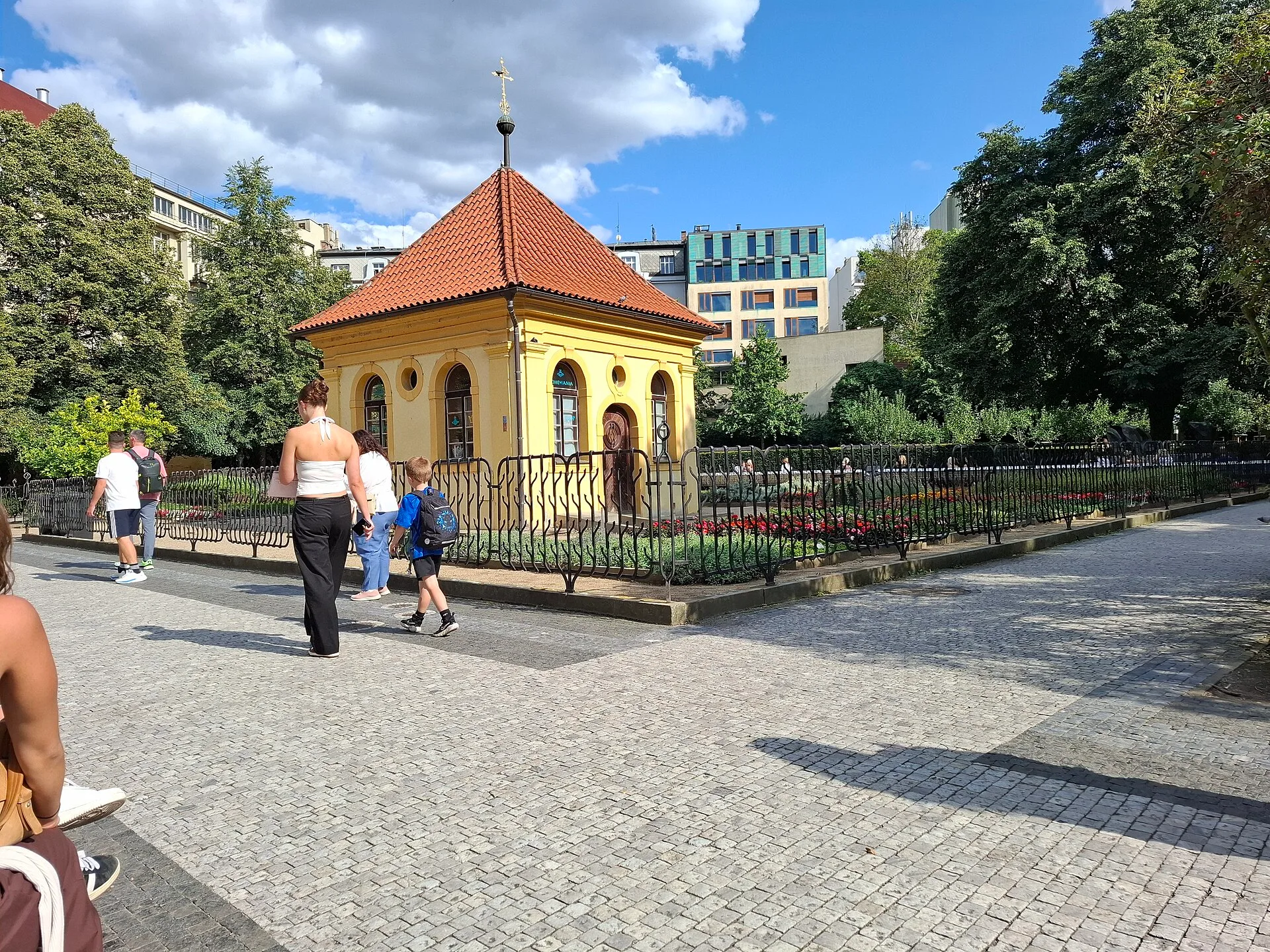 Franciscan Gardens in the itinerary