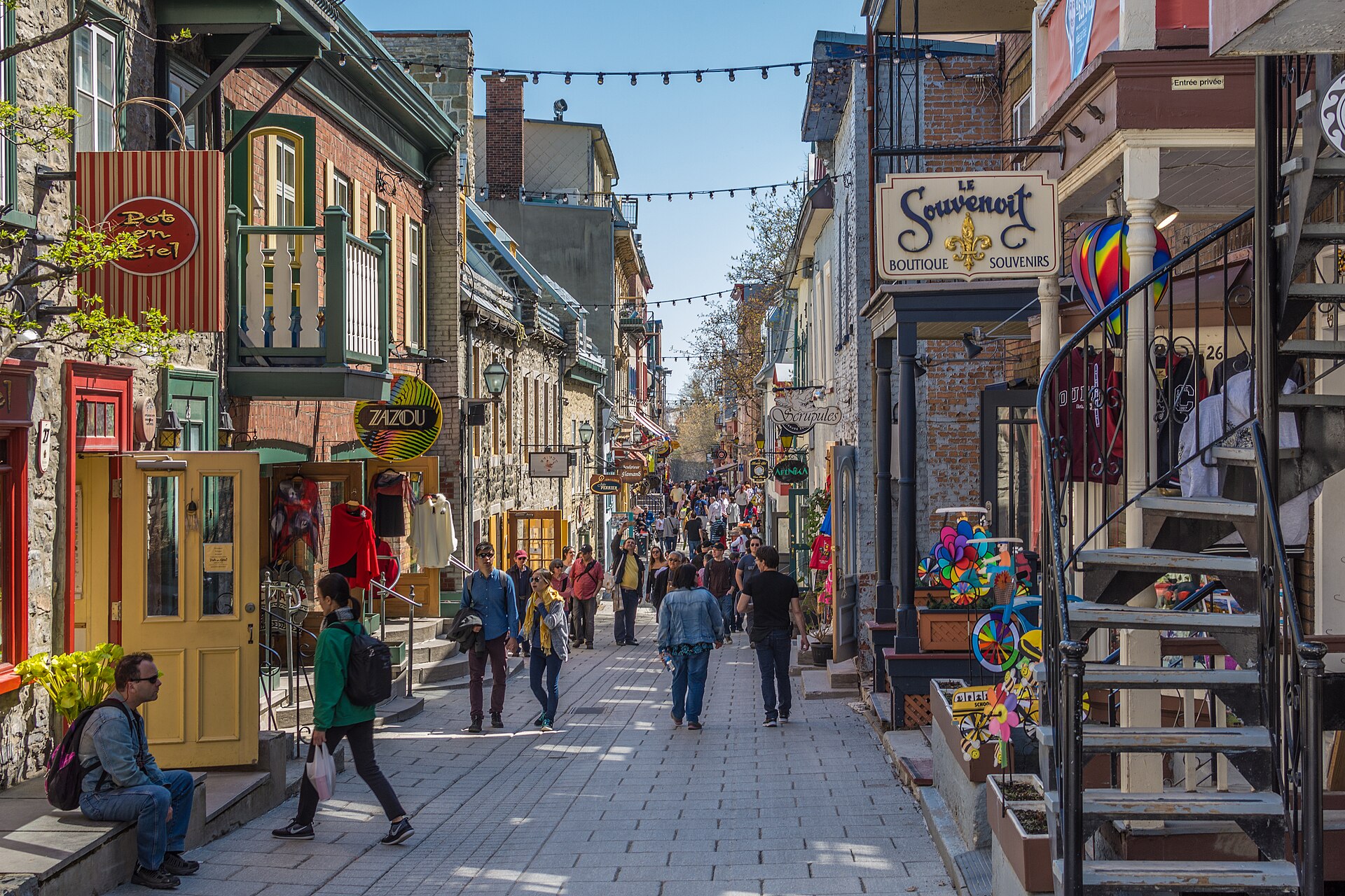 Quartier Petit Champlain in Quebec