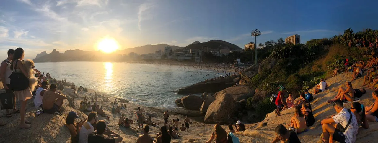 Pedra do Arpoador and the Rio de Janeiro coastline