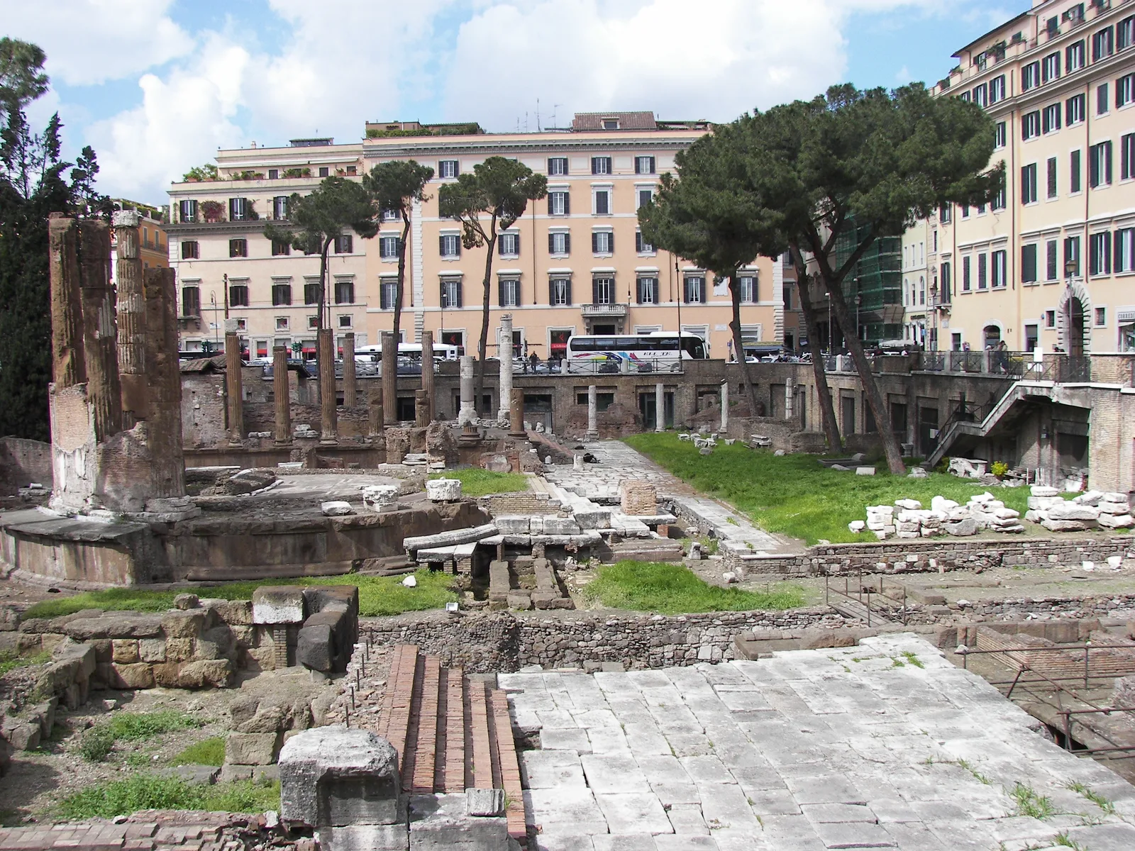 The ruins at Largo di Torre Argentina in Rome