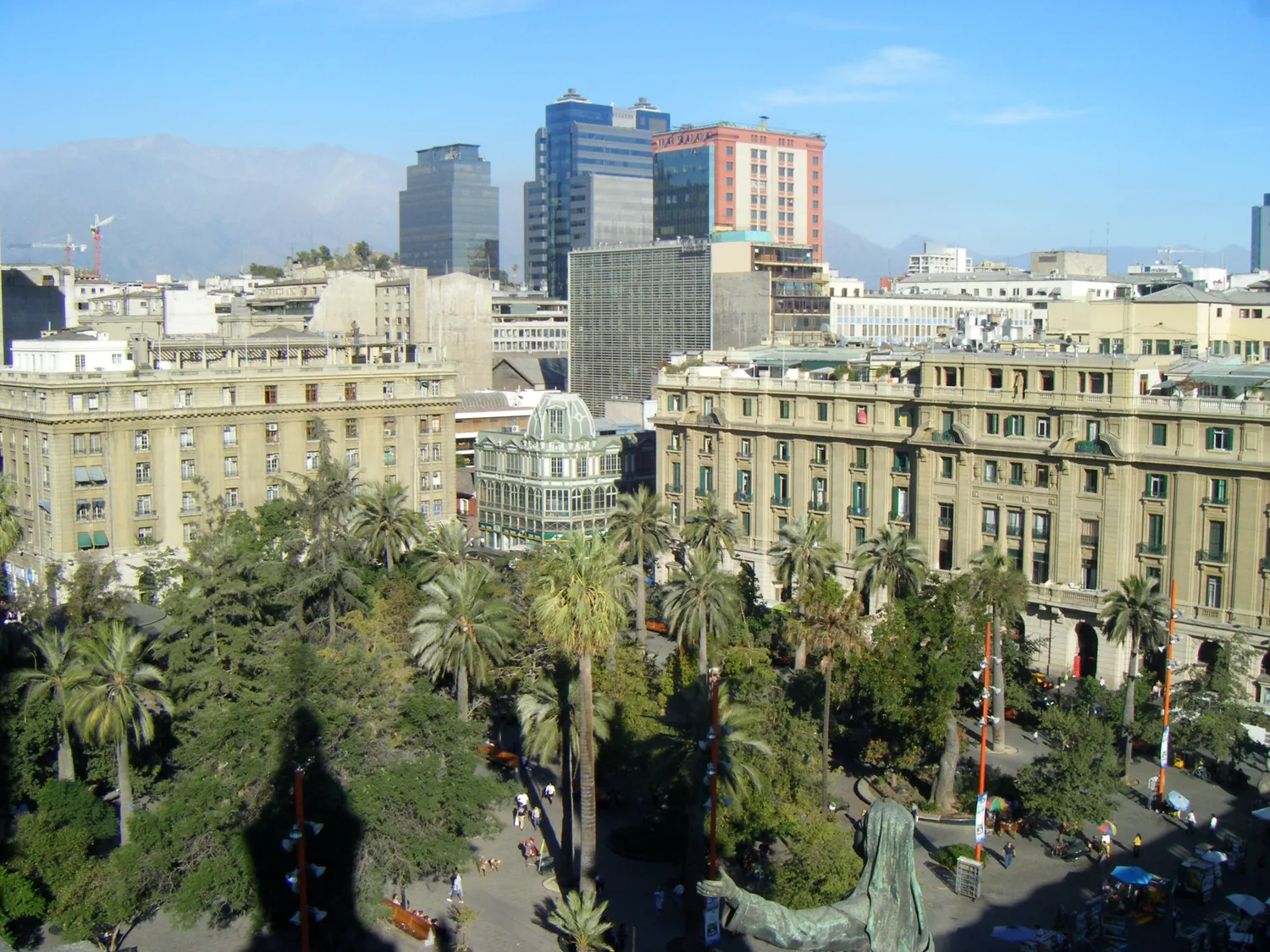 Plaza de Armas in central Santiago