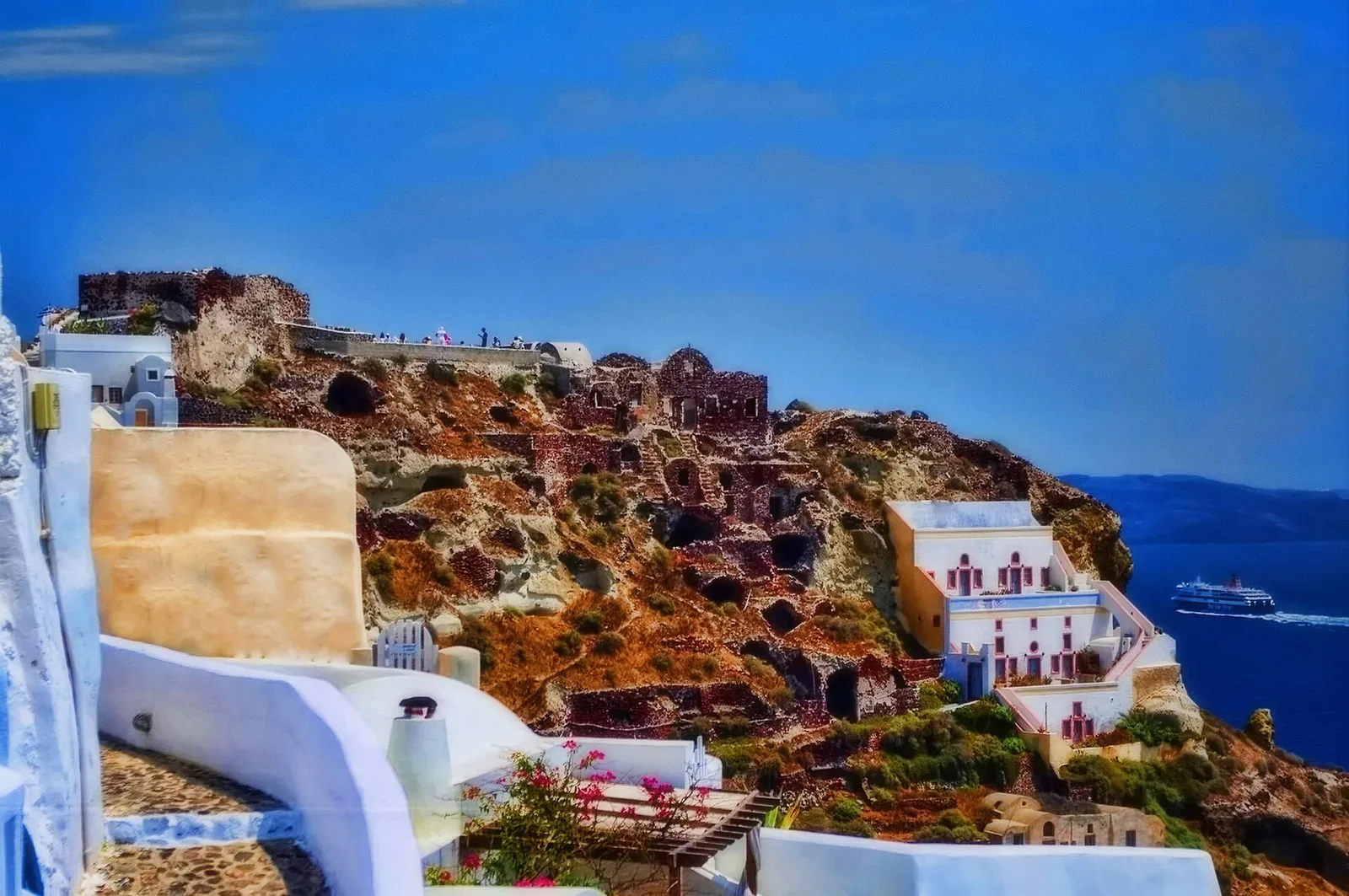 Castle of Oia in the itinerary