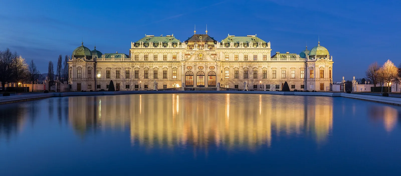 Belvedere Palace and its formal gardens
