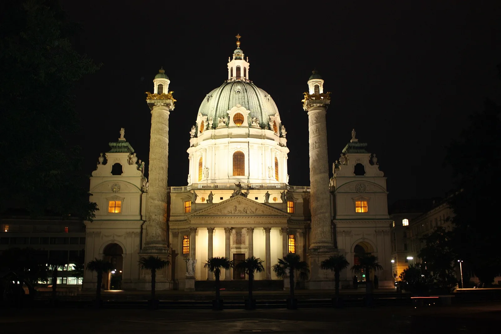 St. Charles's Church (Karlskirche) and its green dome