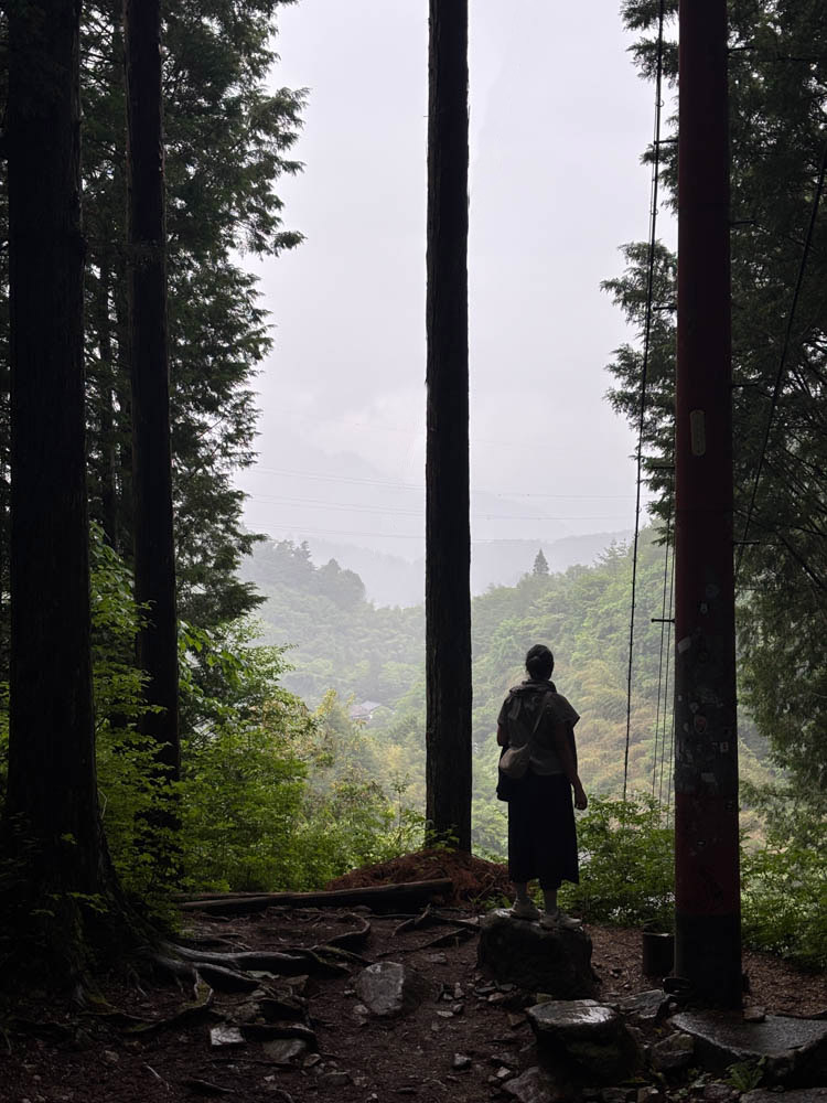 The Nakasendo Trail between Magome and Tsumago in the Kiso Valley