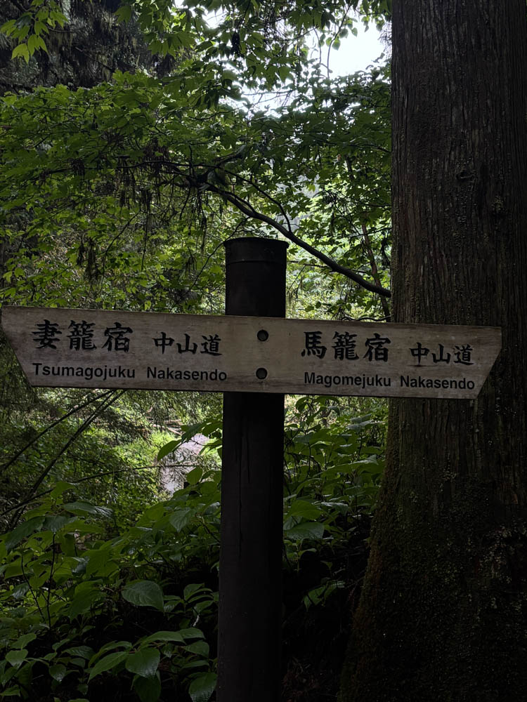 Misty scenery along the Nakasendo Trail